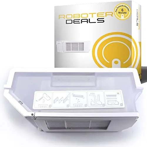 Roboter Deals Zubehör - Staubtank für Ecovacs Deebot T10 Plus & T10 Turbo - Ersatzteile für Staubsauger, Schmutz-Behälter mit 6 Monaten Garantie, umweltfreundlich in 100% recyclebarem Papier verpackt, ideal für nachhaltige Haushalte.
