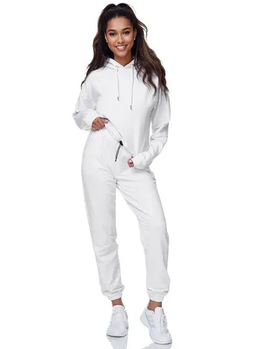 Tazzio Damen Jogginganzug F200 - Hoodie & Jogginghose - Streetwear Trainingsanzug für Damen, ideal für Sport und Freizeit mit hochwertigem Tragekomfort und elastischem Komfortbund für optimale Bewegungsfreiheit.