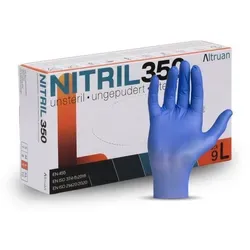 Altruan Nitril-Handschuhe Altruan NITRIL 350 Einmalhandschuhe, blau - Größe L blau L