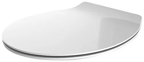 duschy Toilettensitz Weiß Premium Slim mit Absenkautomatik - Eleganter, extra dünner Toilettensitz für komfortable Nutzung. Mit praktischer Absenkautomatik und abnehmbarer Funktion für einfache Reinigung.