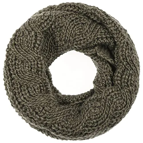 Seeberger Javina Loopschal Strickschal Winterschal Schlauchschal Damenschal Damen - Winter Herbst-Winter - One Size oliv