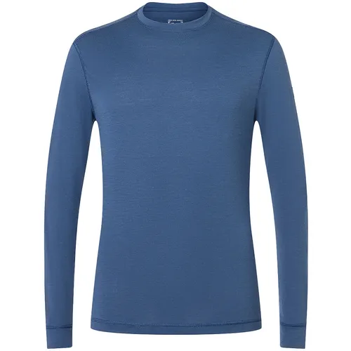 Super.Natural Herren Tundra175 Longsleeve XL in Blau - Bequemes Langarmshirt für kalte Temperaturen, ideal für Freizeit und Outdoor-Aktivitäten.