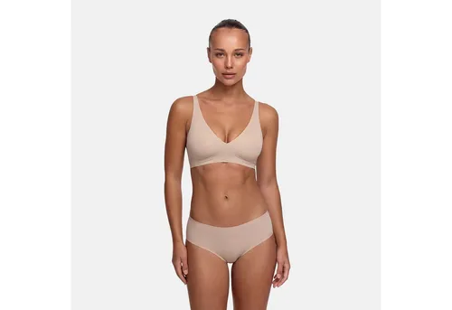 creamy fabrics Comfort Push-Up BH – Nahtloser Damen BH ohne Bügel mit herausnehmbaren Pads
