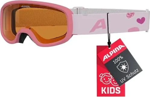 Alpina Kinder Carvy 3.0 Skibrille (Größe XS, rosa) von Alpina