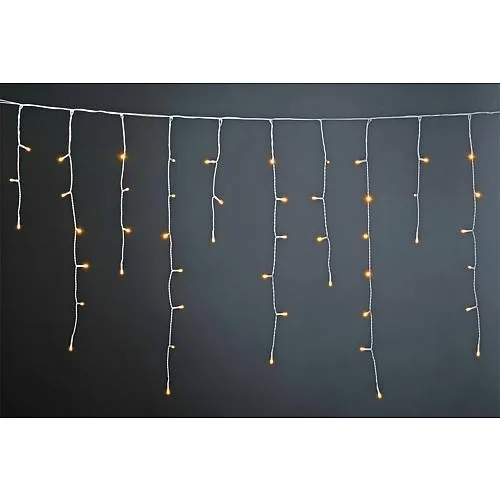Konstsmide LED Eisregenvorhang, gefrostet, weiß von Konstsmide