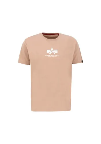 Alpha Industries Basic T-Shirt ML - Hochwertiges T-Shirt aus 100% Baumwolle im Regular Fit, ideal für Alltag und Freizeit. Der markante Alpha Logo-Druck sorgt für einen modernen Look und hohen Tragekomfort.