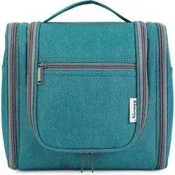 Kulturbeutel Groß Damen Herren Kosmetiktasche Blaugrün L - Großer Kulturbeutel in Blaugrün L für Damen und Herren – ideal für Reisen, Fitness und Alltag. Mit praktischem Haken, wasserabweisendem Gewebe und viel Platz für deine Pflegeprodukte. Robust, leicht und stilvoll!