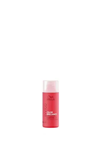 Wella Professionals Invigo Color Brilliance Shampoo 50 ml - Farbschutz-Shampoo für feines und normales Haar, angereichert mit Limettenkaviar für leuchtende Farben und antioxidative Pflege.