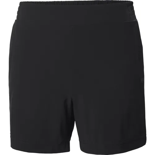 Helly Hansen W Thalia Shorts 2.0 black (990) L - Damen Outdoor Shorts aus recycelten Oceanbound-Materialien, schnelltrocknend und mit elastischem Taillenbund für höchsten Tragekomfort. Ideal für Outdoor-Aktivitäten und umweltbewusste Mode.