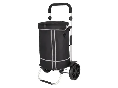 SILVERCREST® Einkaufstrolley mit höhenverstellbarem Soft-Touch-Griff