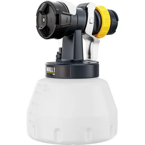 Wagner Sprühaufsatz XVLP 2.0 WallSpray - Farbsprühsysteme mit 1400 ml Behälter, ideal für hohe Viskositäten und präzisen Farbauftrag dank DirectSprayControl und Click&Paint-System für schnellen Wechsel.