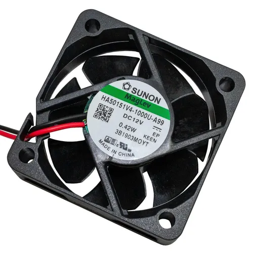 Lüfter 12V DC 0,3W 50x50x15mm 13,1m³/h 3200U/Min 13,1m³/h Sunon HA50151V41000UA9