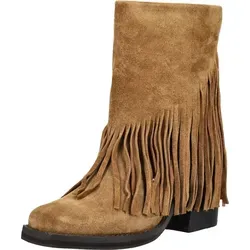 Produktbild STEVE MADDEN Stiefelette Veloursleder Bikerboots braun 38 EU
