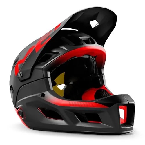 Met Helm Parachute MCR MIPS schwarz/rot matt glänzend