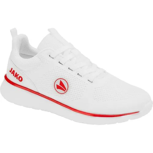 Jako Sneaker Team Mesh Sneaker rot 40 EU - Sneaker für Handball, atmungsaktives Mesh-Obermaterial für optimalen Tragekomfort und Leistung auf dem Spielfeld.