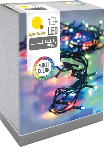 Weihnachts Lichterkette 80 LED - bunt