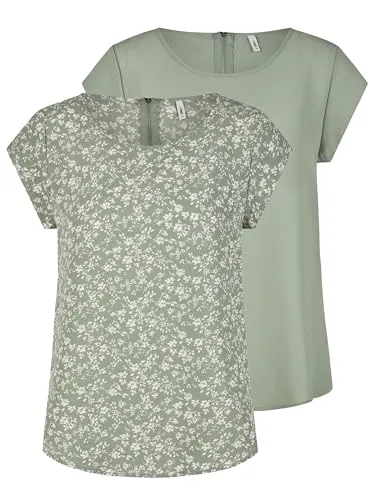 ONLY Tshirt Damen 2er Pack ONLVIC