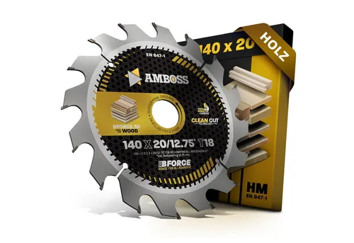 Amboss Werkzeuge Kreissägeblatt HM Kreissägeblatt - 140 x 2.2/1.6 x 20 Z18 WZ