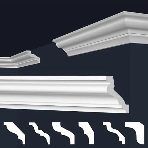 MARBET DESIGN Stuckleisten XPS Styropor weiß von Marbet Design