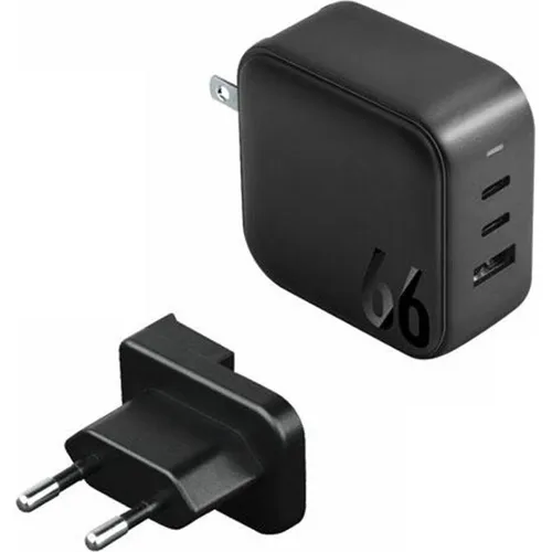 Energea Travelite GAN66 66W Ladegerät mit 1xUSB und 2xUSB-C