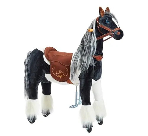 Produktbild PONNIE Reitpferd mit Rollen Domino M für 5-12 Jahre