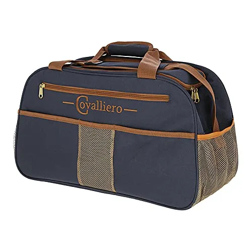 Kerbl Covalliero Milano Putztasche - Pferdebürsten aus schmutzabweisendem, pflegeleichtem Material mit abnehmbarem Umhängegurt und stabiler Innenaufteilung für optimalen Stauraum.