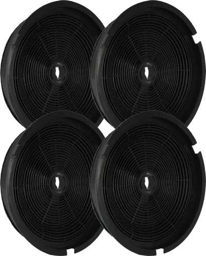 vhbw 4x Aktivkohlefilter Ersatz für WPro CHF180, D180, 484000008647 für Dunstabzugshaube - 19 cm