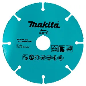 Makita Werkzeug GmbH Diamanttrennscheibe Makita Trennscheibe 125mm universal Ø 125 mm 2,0 mm K30/40 B-57722