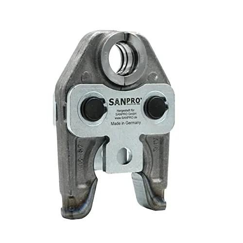 Sanpro Pressbacke/Presszange TH 26 - Profiqualität - Kneifzangen aus hochfestem, geschmiedetem Vergütungsstahl mit sehr hoher Standzeit. Ideal für alle Presswerkzeuge mit einer konstanten Schubkraft von 32 bis 34 kN. 'Made in Germany'.