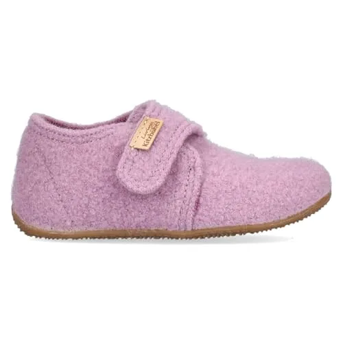 Living Kitzbühel Babyklettschuh unifarben Orchidee Größe EU 25 - Baby Sneaker für Mädchen, aus hochwertiger Wolle für optimalen Halt und Komfort bei den ersten Schritten.