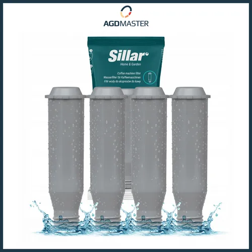 4x Wasserfilter Sillar kompatibel mit Krups EA 8 Serie, ersatz von F088 F08801