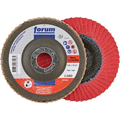 Forum Fächerschleifscheibe 125mm, gewölbt, CA 80 , 4233903366