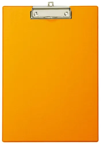 MAUL Klemmbrett DIN A4 mit Folienüberzug orange von Maul