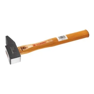 Facom Schlosserhammer, französische Form Hickory-Stiel Schlagfläche ca. 25 x 25 mm