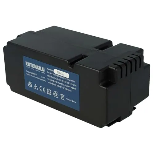 EXTENSILO Akku für Ferrex R800 Easy+ Rasenmäher - Hochleistungs-Akku (2500mAh, 25,2V) für zuverlässigen Betrieb Ihres Rasenroboters. Wiederaufladbar und sicher mit Kurzschluss- und Überhitzungsschutz.