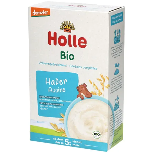 Holle Bio Vollkorngetreidebrei Hafer ab dem 4. Monat von Holle