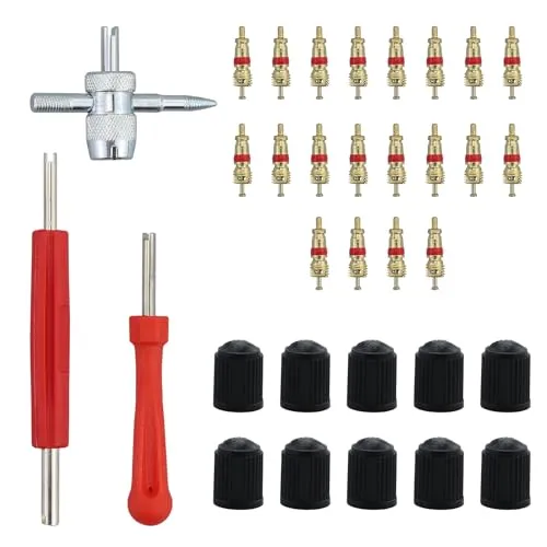 Stück Autoventil Reparatur Set – Komplettset für Reifenventile