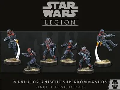 Star Wars: Legion – Mandalorianische Superkommandos Einheit-Erweiterung - Gesellschaftsspiel für 2 Spieler, erlebe spannende Schlachten mit den mandalorianischen Superkommandos und erweitere deine Star Wars Legion für epischen Spielspaß!