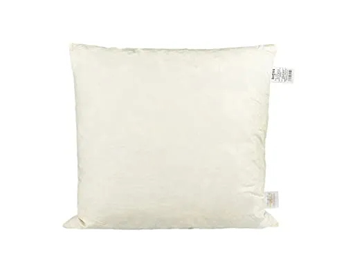 beties „Publik“ Federkissen ca. 50x50 cm Kopfkissen Sofakissen mit Federfüllung (echte Federn) vielfältige Größenauswahl, waschbar traditionell gefertigt