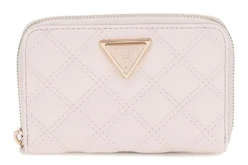 GUESS Giully II SLG Medium Zip Around Wallet M Creme White in weiß von GUESS