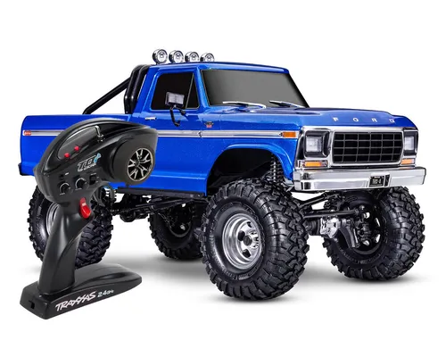 Traxxas 92046-4 TRX-4 Ford F-150 Truck 1979 High Trail Edition - Blau - RC-Modelle, Allradantrieb und detailgetreue Nachbildung des Ford F-150, ideal für Offroad-Abenteuer und Herausforderungen im Gelände.