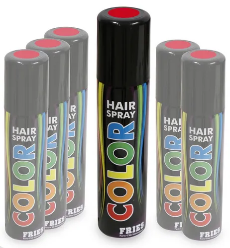 Fries Haarfarbe Haarspray Color Hair Spray Farbspray Haare Haar Sprühdose Farben 100ml, 1-tlg.
