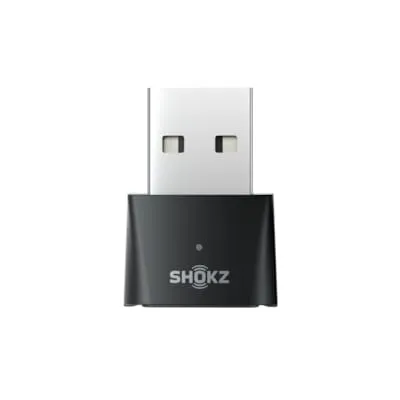 Shokz Loop100 USB-A Adapter (Dongle) - Headset Adapter für nahtlose Verbindung zwischen OpenComm und PC, keine manuellen Einstellungen erforderlich, einfache Plug-and-Play-Nutzung.