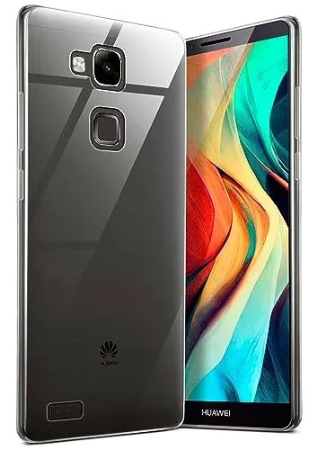 Produktbild moex Aero Case für Huawei Ascend Mate 7 Hülle Durchsichtig, Silikon Handyhülle Transparent, Clear Case Ultra Slim, Backcover Schutzhülle Dünn, Silikonhülle Minimalistisch, Klar