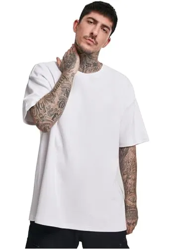 Urban Classics Herren T-Shirt Waffle Tee, Oversized T-Shirt für Männer, Größen S - 5XL