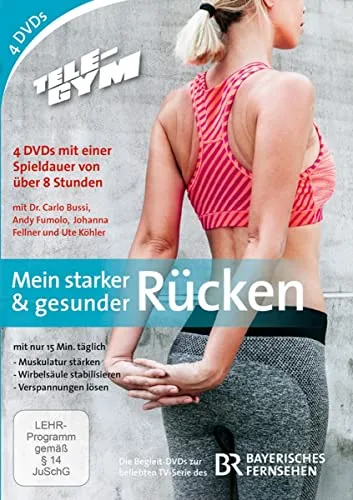 Schröder Media DVD Tele-Gym - Mein starker & gesunder Rücken - Special Interest/Sport DVD zur Stärkung und Gesunderhaltung des Rückens mit Expertenrat von Dr. Carlo Bussi und Team, ideal für alle Altersgruppen.