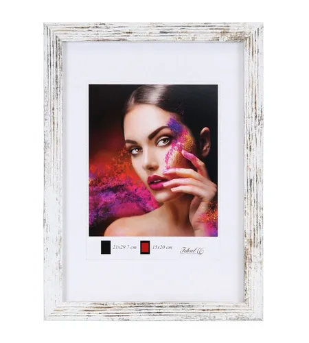 IDEAL TREND Bilderrahmen Holz Bilderrahmen Lifestyle Plexi Foto Rahmen Collage Wanddeko Poster