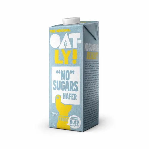 Oatly no sugars Hafer 1l Packung