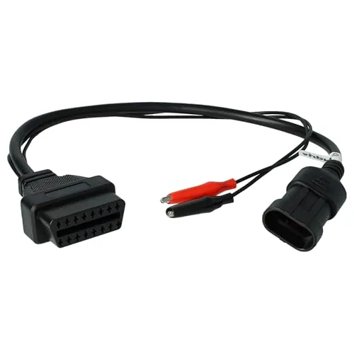 vhbw OBD Adapter 3Pin-OBD1 auf OBD2 kompatibel mit Alfa Romeo - 30 cm