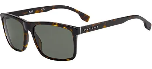 HUGO BOSS Sonnenbrillen BOSS 1036/S Dark Havana/Green - Sportbrillen mit 2 Jahren internationaler Garantie, stilvolles Design in Dark Havana/Green und ideal für modebewusste Herren.